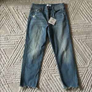 NWT Pistola Charlie high rise classic straight ankle Blue Jeans